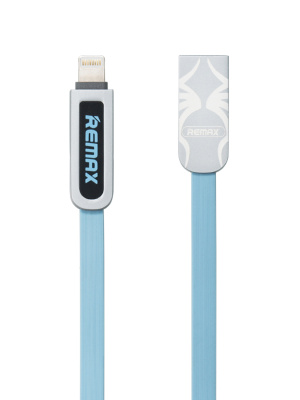 Кабель Remax RC-067t ARMOR 2в1 (lightning microUSB) blue