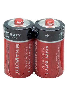 Батарейка солевая Minamoto R20 (2S)