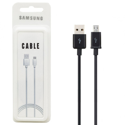 Кабель microUSB A17 1m в упак black