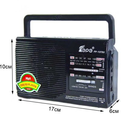 Радиоприемник EPE FP-1372U black