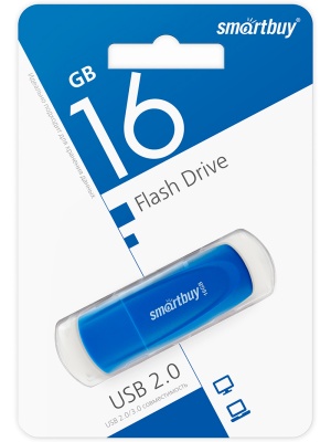 Флешка USB2.0 16Gb SmartBuy Scout blue 1
