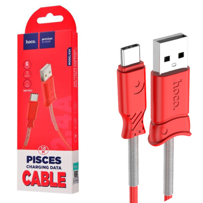 Кабель Type-C Hoco X24 Xpress  red