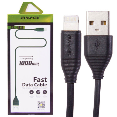 Data-кабель Lightning AWEI CL-93 1m black