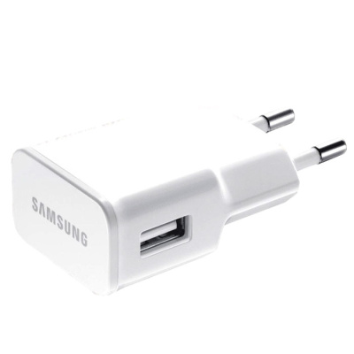 USB Переходник СЗУ  Samsung white