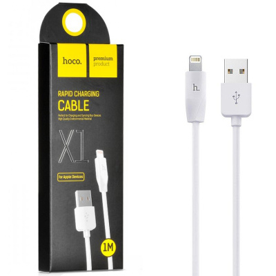 Data-кабель Lightning Hoco X1 Rapid (3m) white