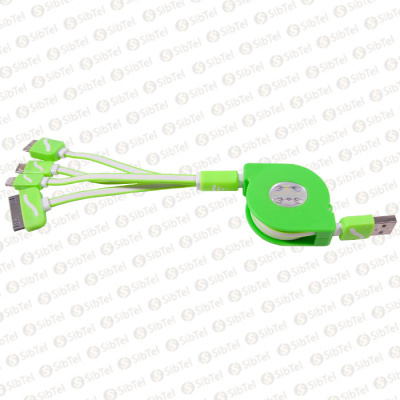 Data-кабель 4in1 1m green