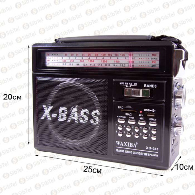 Радиоприемник WAXIBA XB-361  black