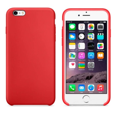 Чехол Iphone 66s Plus Silicone Case (2) red