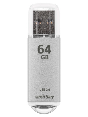 USB3.0 64GB SmartBuy V-Cut silvet