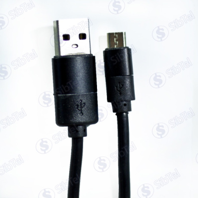 Data-кабель microUSB metal Лапша black