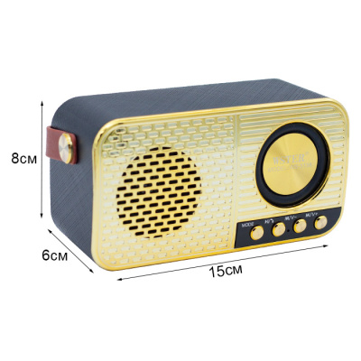 Колонка портативная Wster WS-3138 black orig