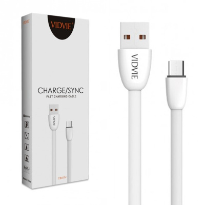 Data-кабель Type-C Vidvie CB411IN (1m) white