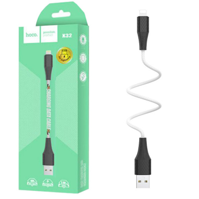 Кабель Lightning Hoco X32 (1m) white