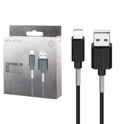 Кабель Lightning Borofone BX11  black