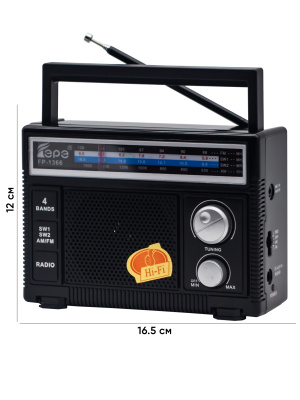 Радиоприемник EPE FP-1366U black
