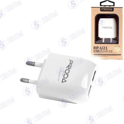 USB Переходник СЗУ Remax BP-U11 (1A) white