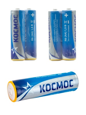 Батарейка солевая КОСМОС