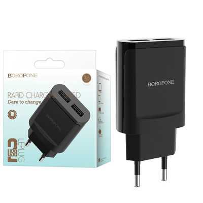 Сетевой блок BOROFONE BA8A black