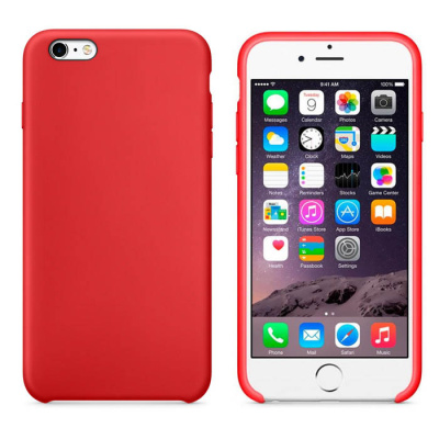 Чехол Iphone 66s Plus Silicone Case (2) red