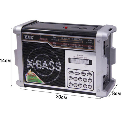 Радиоприемник VXR VX-325 black-1