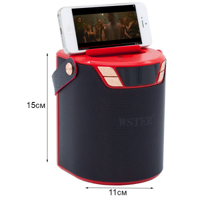 Колонка портативная Wster WS-1660 black orig