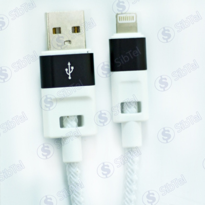Data-кабель iPhone 5 6s (ткан.) NEO white