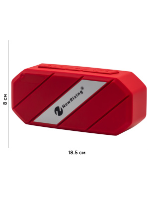 Колонка портативная NewRixing NR3016 red