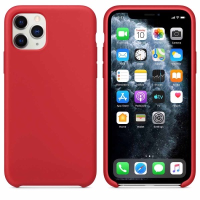 Чехол Iphone 11 Silicone Case (2) red