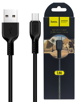 microUSB Hoco X20 Flash BLACK