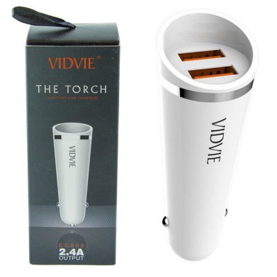 Автомобильный блок+кабель microUSB VIDVIE CC506