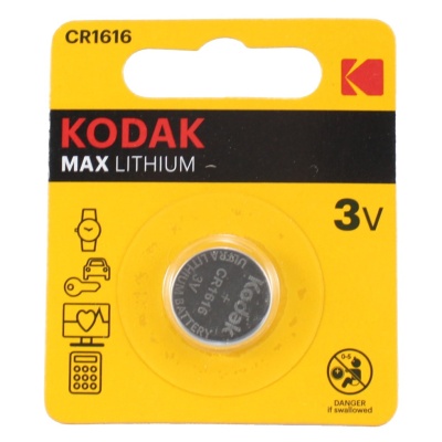 Литиевый элемент питания Kodak MAX CR1616 (1BL)