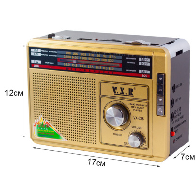 Радиоприемник VXR VX-036 gold