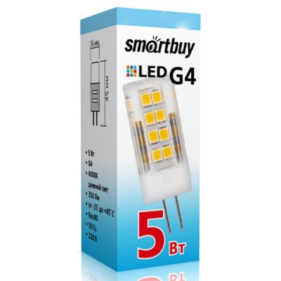 Светодиодная лампа SmartBuy G4 5W