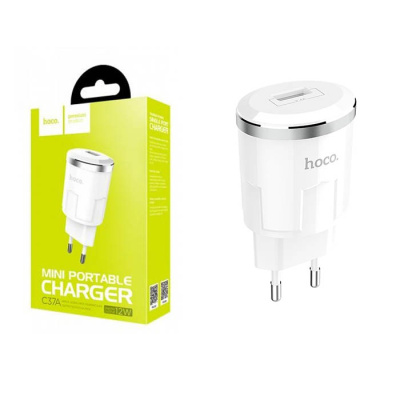 C37A (2.4A,1USB) white
