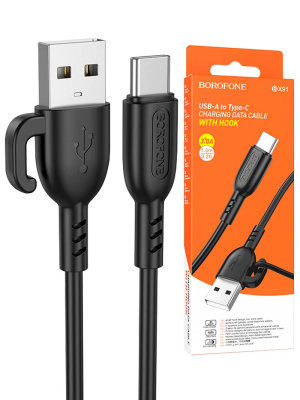 Type-C to Lightning Borofone BX91 (3A,1m) black