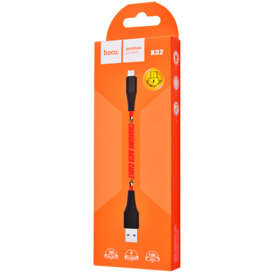 Кабель microUSB Hoco X32 (1m) red
