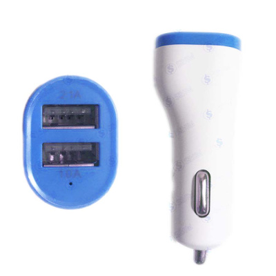 USB Переходник АЗУ YKX-030 blue