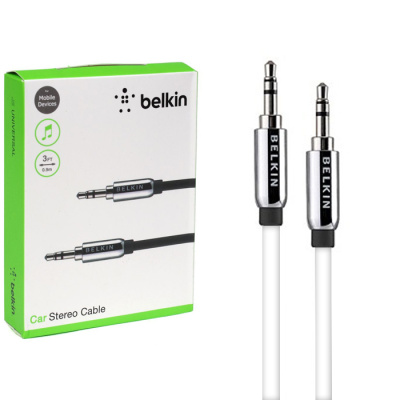 Кабель AUX BELKIN 1m в коробке white