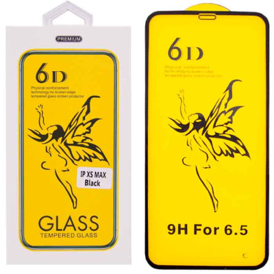 Защитное стекло 6D PREMIUM iPhone XS MAXblack