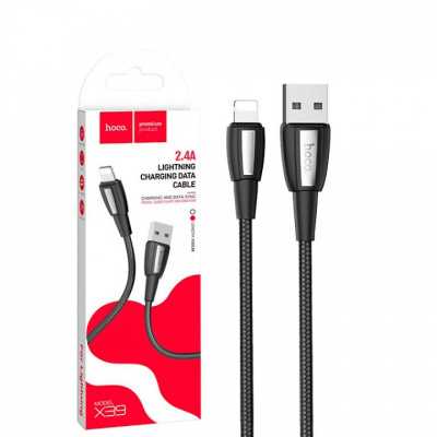Кабель Lightning Hoco X39 (1m) black