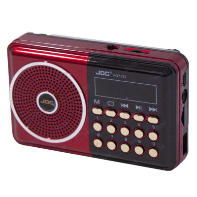 Радиоприемник JOC H077UR red-1