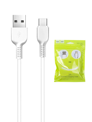 Type-C Hoco X13 Easy (2.4A,1m) white