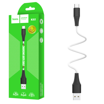 Кабель Type-C Hoco X32 (1m) white