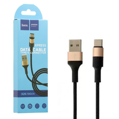 Data-кабель Type-C Hoco X26 Xpress gold