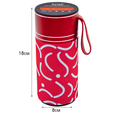 Колонка портативная Wster WS-1851 red orig