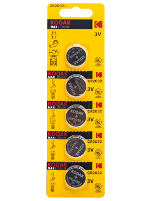 Литиевый элемент питания Kodak MAX CR2032 (5BL)