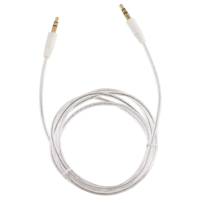 Кабель AUX гелевый 1,5m white