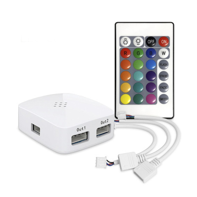 Контроллер Огонек OG-LDL26 LED (Wi-Fi, 2.RGB,пульт).SAIT