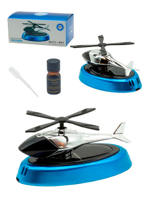 вертолет голубой