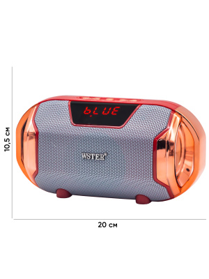 Колонка портативная Wster WS-1833 red